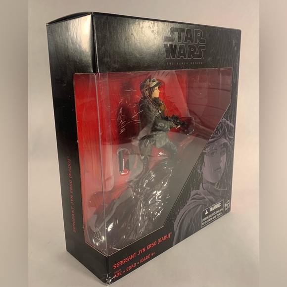 NEW Star Wars Rogue One SERGEANT JYN ERSO EADU Black Series Hasbro 6" Kmart - Picture 3 of 7
